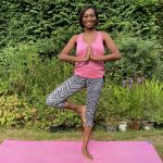 Belinda Batty standing yoga photo